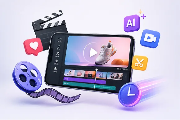 Create Videos Instantly graphic